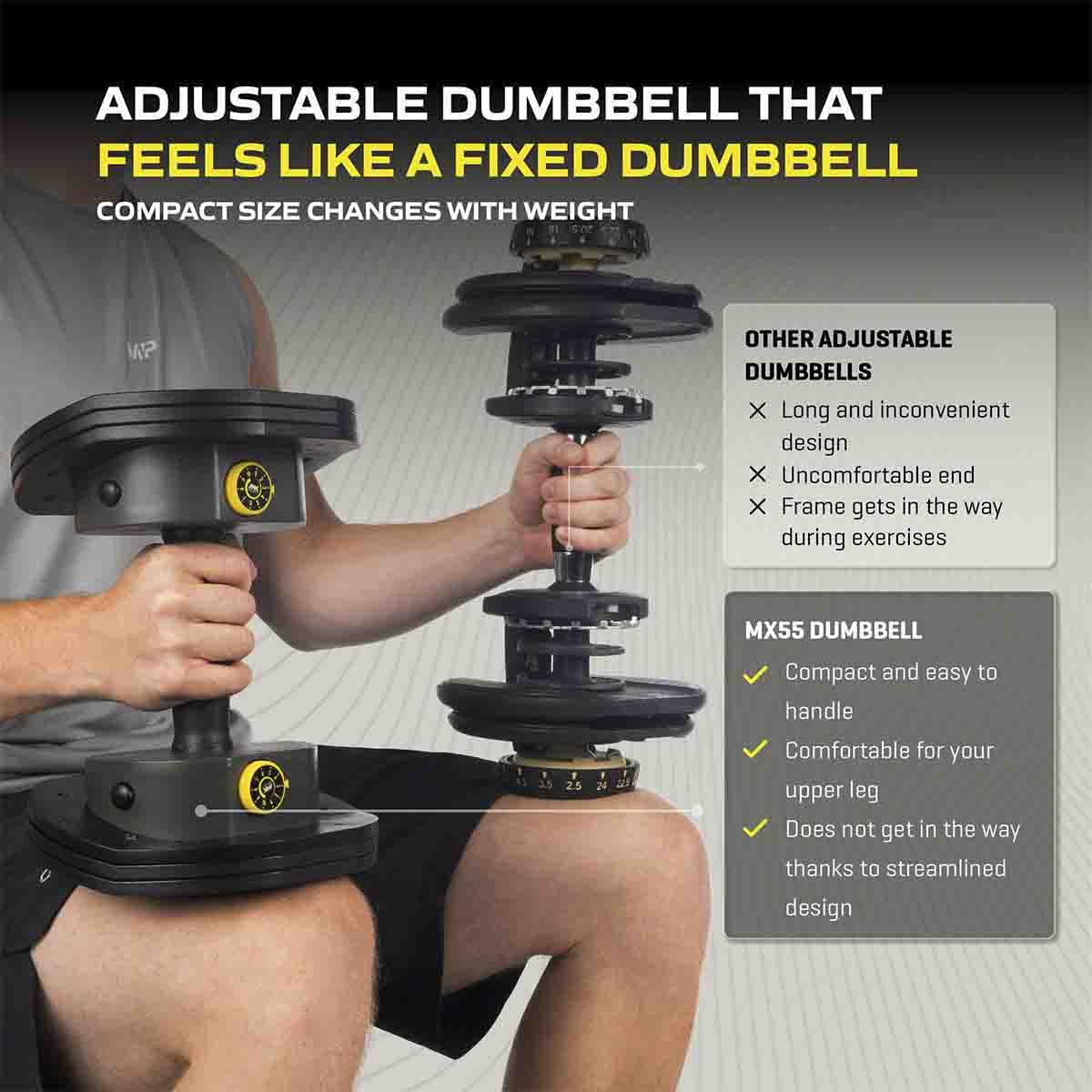 MX55 Dumbbells 4,5 - 24,9 KG