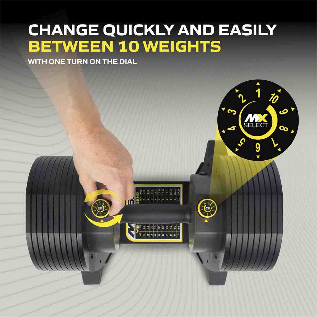 MX55 Dumbbells 4,5 - 24,9 KG