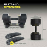 MX55 Dumbbells 4,5 - 24,9 KG