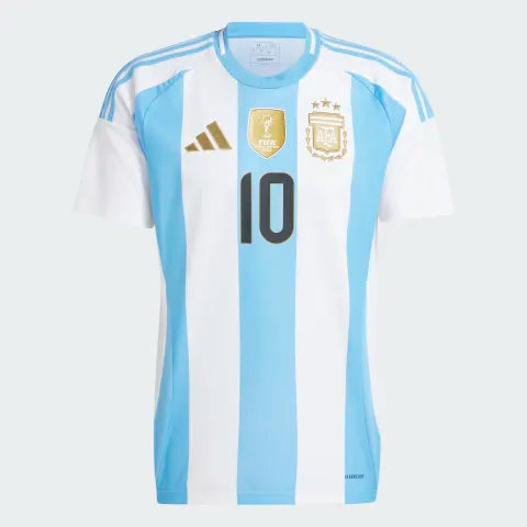 Argentina blusa Messi#10  WHITE/BLUBRS