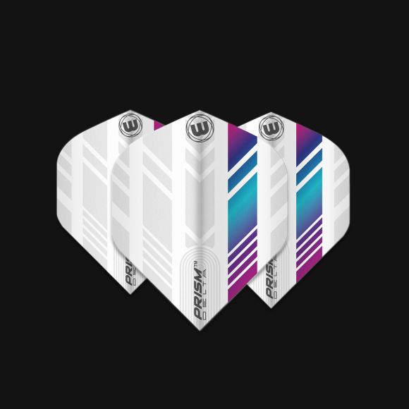 Prism Delta White & Rainbow