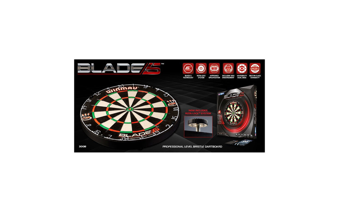 Blade5 dart skiva