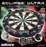 ECLIPSE ULTRA BRISTLE DARTBOARD - WITH UNILOCK dartskiva